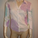 Fei Anthropologie Thin Gauze Cotton Shirt Top 4 S Small