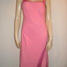$2,500 Danes Modern Pink Silk Strap Cocktail Dress 8 M