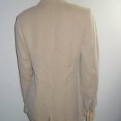 MaxMara Max Mara Beige Rayon Wool Blazer Jacket 6 Small