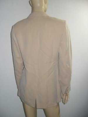 MaxMara Max Mara Beige Rayon Wool Blazer Jacket 6 Small