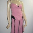 Tracy Reese Pink Black Sexy Skirt/ Top and Skirt 2 XS
