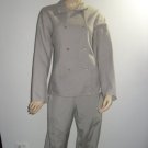 Eileen Fisher Beige Silk Blend Pants and Jacket Set M
