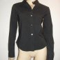 Theory Classic Button Down Charcoal Gray Shirt S Small