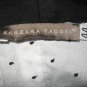 $370 Barbara Taddei Linen Black Lace Jacket 44 8 M