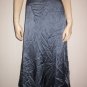 Eileen Fisher All Silk Blue A-line Skirt M Medium 8/10