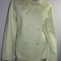 Eileen Fisher Green Cotton Spandex Jacket M Medium
