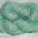 combo yarn blend angora rabbit silk mohair mint glitz