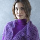 yarn mix combo mohair crochet kit shawlette open