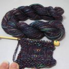 njy combo yarn blend mix alpaca silk electric purple