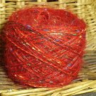 njy balled yarn angora mohair xmas red fun
