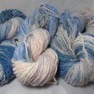 SALE hand dyed huge lot yarn blue jeans wool  NEW
