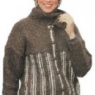 yarn mix combo mohair plus size jacket pattern KIT 2