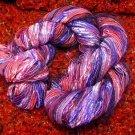 combo mix blend yarn NJY mohair ribbon fushia purple