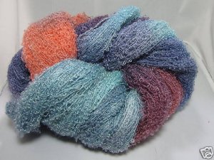 hand dyed huge lot yarn mohair alpaca silk loopy fruit