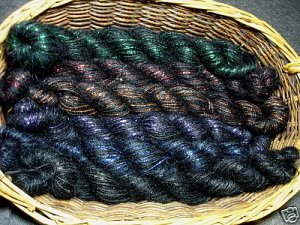 combo yarn NJY blend mix angora mohair dazzling night 7