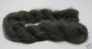 njy solid color yarn forest green angora mohair