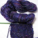 combo mix blend yarn NJY mohair angora purple monster