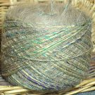 njy balled yarn angora mohair teal tan tweed