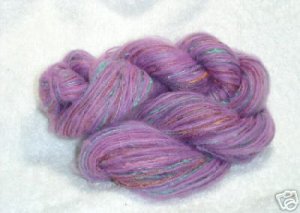 sale combo yarn  LTD ED mohair mauve roses 2