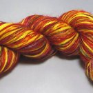njy combo yarn blend mix mohair ribbon FIRE brights