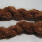 njy solid color yarn tonal toast brown mohair wool