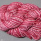 hand dyed yarn alpaca  silk 440 yds lace rose pinks