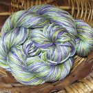 hand dyed yarn 100% silk spring rains
