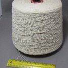 yarn cone NEW FRENCH SILK white 2/20 magnificent nubby