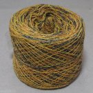 njy ball yarn 500 yard gold toast green nubby italy