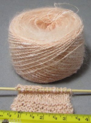 njy ball combo yarn  200 yds mohair silk peach amazing