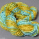 hand dyed yarn luxury silk wool 50/50 daffodills fun