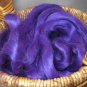 njy 4 ounces suri alpaca/mohair purple  roving