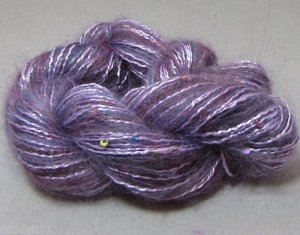 sale combo yarn mohair silk alpaca angora sequin lilac