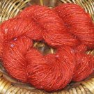 sale combo mix blend yarn mohair wool SEQUINS tomato