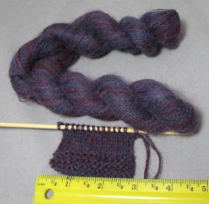 njy ball combo yarn alpaca angora mohair grape berry