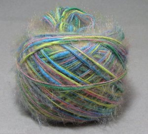 njy ball combo yarn mohair pastel fuzzy wuzzy