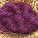 sale combo mix blend yarn mohair wool SEQUINS berry