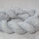 yarn dyeing NEW silk cotton light blue white wow!