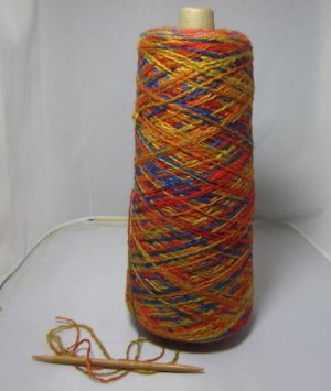 yarn cone NEW crazy brights circus yarn