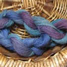 hand dyed luxury yarn njy 100% alpaca blue teal grape