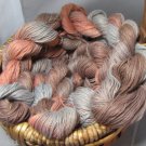 hand dyed  yarn 100% alpaca cria set lot heat wave
