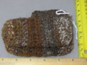 hand made  baby booties handspun hand crochet ALPACA
