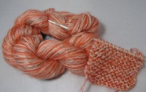 sale combo yarn  LTD ED alpaca mohair silk peach pie