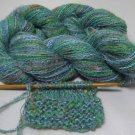 njy balled combo mix yarn silk mohair teal wonder green