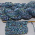njy balled combo mix yarn silk mohair teal wonders