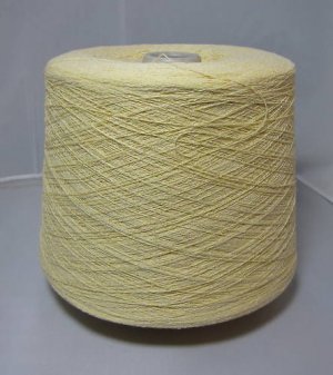 yarn cone NEW cotton silk sky yellow daisy textures