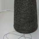 yarn cone NEW italian silk tweed gray custom designer