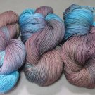 SALE yarn superwash merino silk muddy rivers sock 420yd