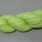 hand dyed yarn 100% merino 440 yds lace limeade fun