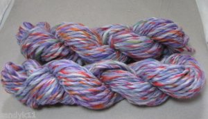 SALE hand dyed lot 100% soft wool bulky berries yarn